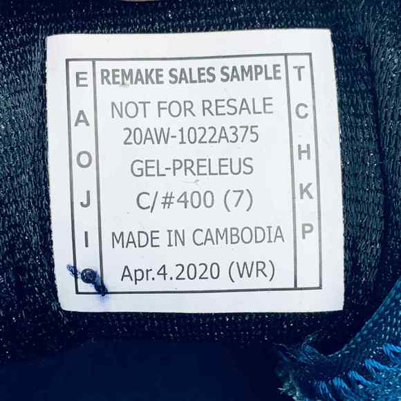 Asics OG Gel Preleus Size 7 Walking Shoe Teal- Silver- Fushia Color Way - Picture 4 of 11